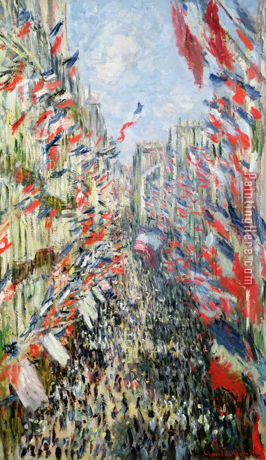 Claude Monet The Rue Montorgueil